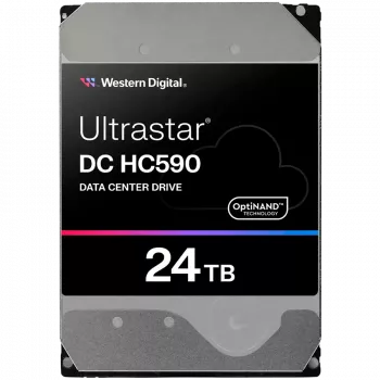 HDD Server WD/HGST ULTRASTAR DC HC590 (3.5'', 24TB, 512MB, 7200RPM, SATA 6Gb/s, 512E SE NP3) SKU: 0F65684