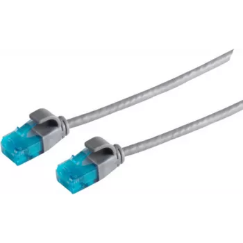 Kabel sieciowy S/CONN 08-22010 Szary 0,5 m Cat6 U/UTP