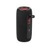 Przenośny głośnik stereo TRACER Stripe Czarny — 10 W RMS, Bluetooth/przewodowy, USB-A i USB-C, MicroSD, wbudowany akumulator (do 5 h)