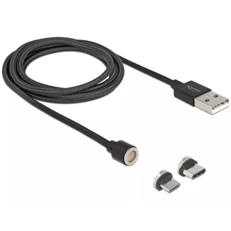 Kabel USB DeLOCK 85723 USB 2.0 1,1 m USB A USB C/Micro-USB B Czarny