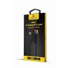 USB adapter graficzny Gembird A-CM-DPM-01 z USB-C, obsługa do 3840×2160, USB 2.0 / 3.2 Gen 2, czarny, kabel 2 m