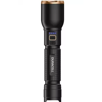 Latarka Duracell DF3000R, czarna