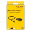 Czytnik kart inteligentnych DeLOCK 91724 USB Type-A Czarny