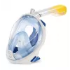 Maska do snorkelingu pełnotwarzowa Free Breath M2068G L/XL niebieska — szeroki widok, rozmiar L/XL