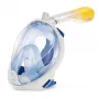 Maska do snorkelingu pełnotwarzowa Free Breath M2068G L/XL niebieska — szeroki widok, rozmiar L/XL