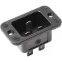 Wtyczka zasilająca C20 Bachmann 917.173, 250 V, 16 A, termoplastyczna, czarna