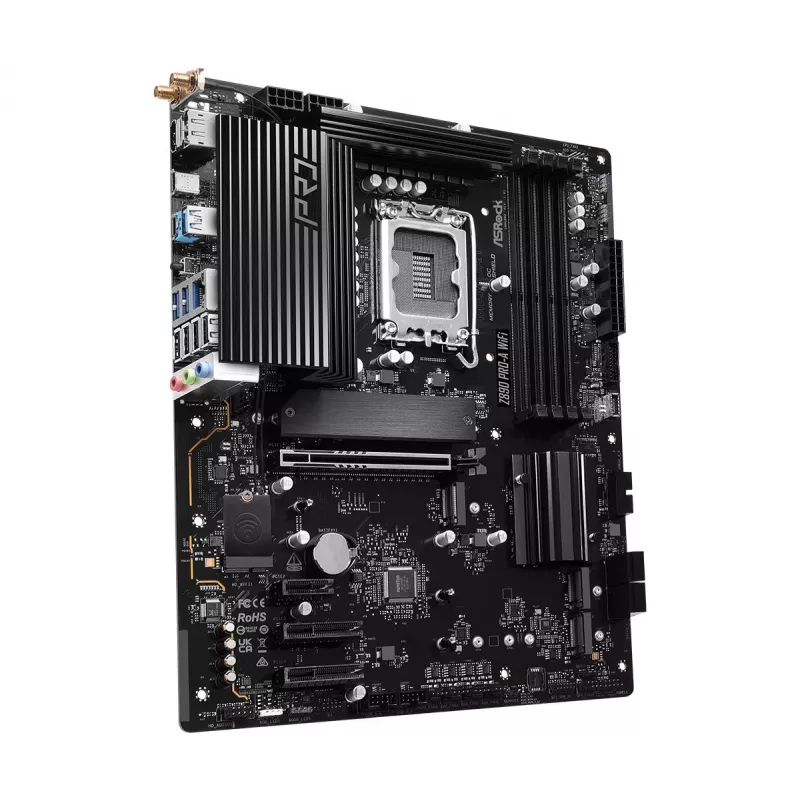Płyta główna ASRock Z890 Pro-A WiFi — Intel Z890, LGA 1851, ATX, DDR5, 4x DIMM, 256GB, Wi‑Fi 6E, 2.5Gb LAN