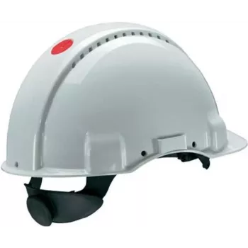 Kask ochronny 3M G3000 biały — regulowany rozmiar, przemysłowe nakrycie ochronne