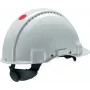 Kask ochronny 3M G3000 biały — regulowany rozmiar, przemysłowe nakrycie ochronne