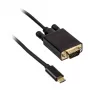 Adapter kablowy USB Type-C VGA Akasa AK-CBCA17-18BK