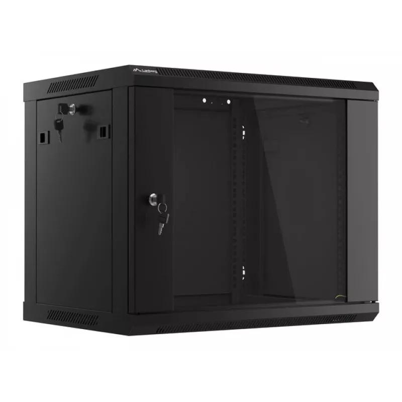 Szafka wisząca LANBERG 9U (600×450×507 mm) IP20, maks. obciążenie 60 kg, czarna