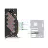 DeLOCK PCI Express 4.0 x16 karta na 4 x wewnętrzny NVMe M.2 Key M z radiatorem i wentylatorem