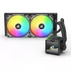 Chłodzenie wodne CPU Sharkoon S50 ARGB, czarne