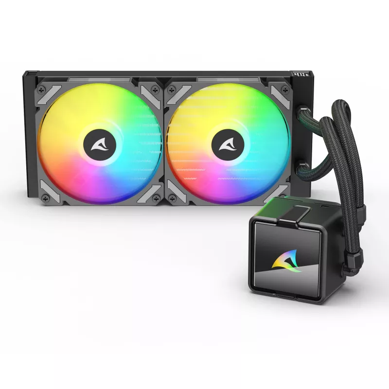 Chłodzenie wodne CPU Sharkoon S50 ARGB, czarne