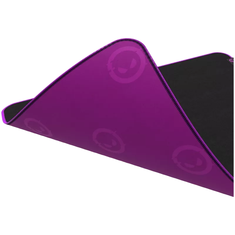 Podkładka pod mysz gamingowa Lorgar Main 315, powierzchnia o wysokiej prędkości, fioletowa gumowa podstawa antypoślizgowa, rozmiar: 500mm x 420mm x 3mm, waga 0,39kg