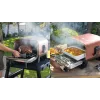 Ninja OO101EU grill ogrodowy/barbecue elektryczny + węglowy czarny, czerwony, srebrny 2400 W
