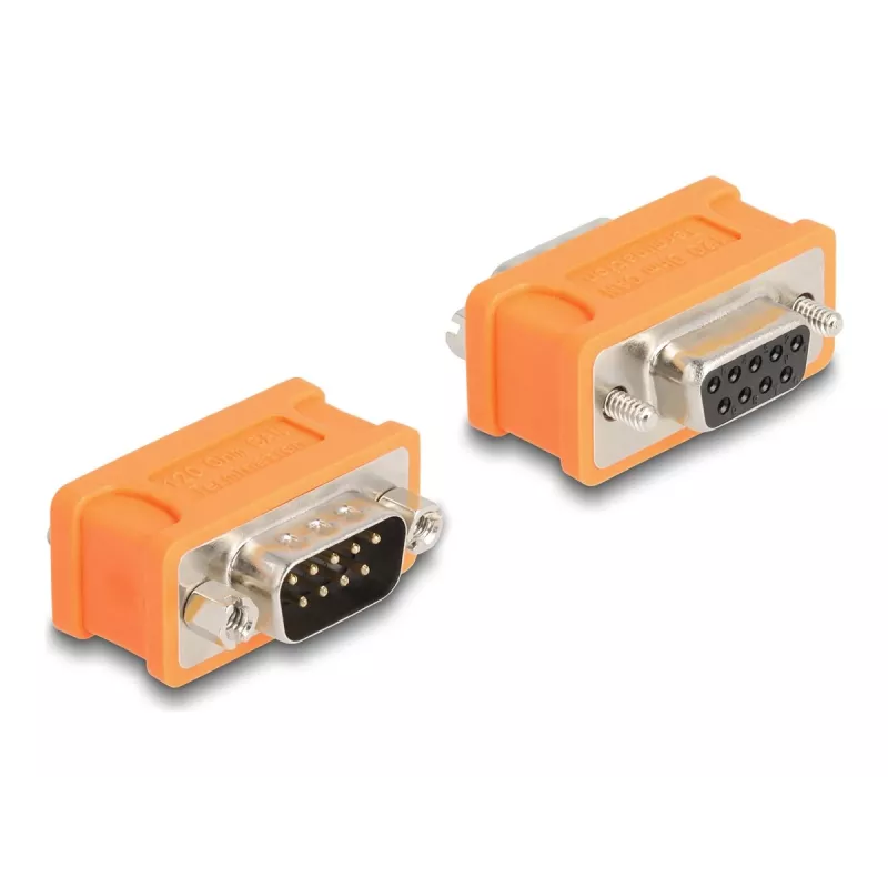 DeLOCK D-Sub 9 CAN Bus Adapter 120 Ω rezystor Pomarańczowy