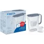 Dzbanek filtrujący wodę BRITA Style Essential grafitowy z 4 filtrami MAXTRA Pro, zbiornik 2,4 L, pojemność filtrowana 1,4 L