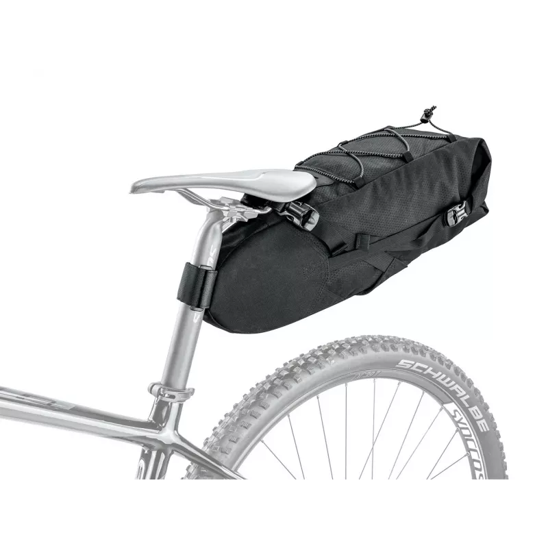 Torba podsiodłowa TOPEAK BackLoader 10 L — torba rowerowa mocowana pod siodełkiem, Nylon i polietylen, 600×200×180 mm