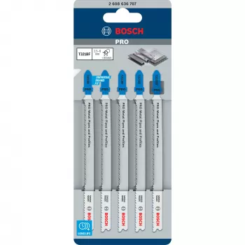 Brzeg piły do wyrzynarki Bosch T 321 BF Speed do metalu, aluminium, żywicy epoksydowej, bimetal