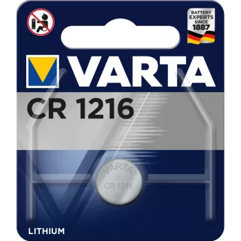 Varta CR1216 Electroniczelle Lithium 3 25mAh Blister - Bateria - CR1216