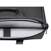 Torba na laptopa DEFENDER FIRM 26123 do laptopów 15,6 cala, poliuretan, czarna, toploader, odpinany pasek na ramię