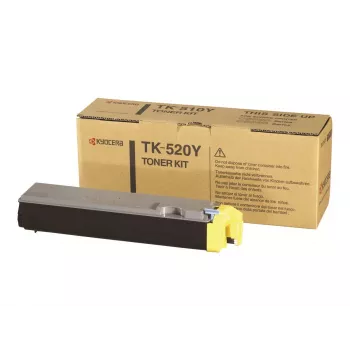 Kaseta z tonerem KYOCERA TK-520Y 1 szt. oryginalna żółta