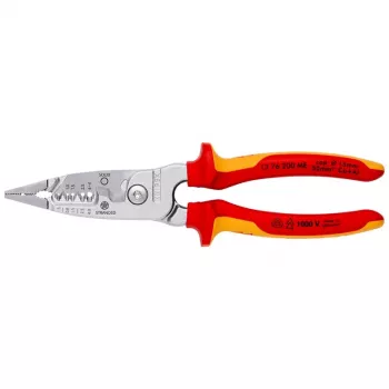 Striptaser do kabli Knipex 13 76 200 ME 6 mm pojemność zdejmowania izolacji Czerwony Stal nierdzewna Żółty