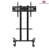 Maclean MC-739 profesjonalny stojak-wózek do telewizora na kółkach, 32-65 cali (165,1 cm), maks. 40 kg, VESA do 400x600, czarny