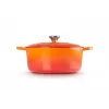 Le Creuset 21177280902430 6,7 L Okrągły Pomarańczowy, Czerwony