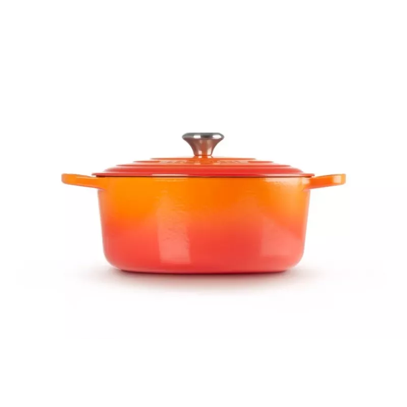 Le Creuset 21177280902430 6,7 L Okrągły Pomarańczowy, Czerwony