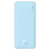 Przenośny power bank Baseus Airpow 10000 mAh, 20W, LiPo, USB-C + USB-A, niebieski