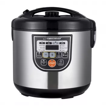 Multicooker ESPERANZA EKG011, pojemność 5 L, 860 W, czarny/stal nierdzewna