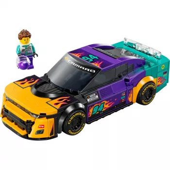 Klocki konstrukcyjne LEGO Speed Champions 76935 NASCAR Next Gen Chevrolet Camaro ZL1, 328 elementów, 1 minifigurka, wiek 9+