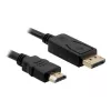 Delock Kabel DisplayPort 1.1 Stecker > High Speed HDMI-A Stecker Passiv 3 m schwarz (82435)