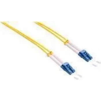 LogiLink - Kabel krosowy - LC Single-Modus (M) do LC Single-Modus (M) - 15 m - światłowodowy - Duplex - 9/125 mikrometra - OS1/OS2 - Bezhalogenowy - Żółty
