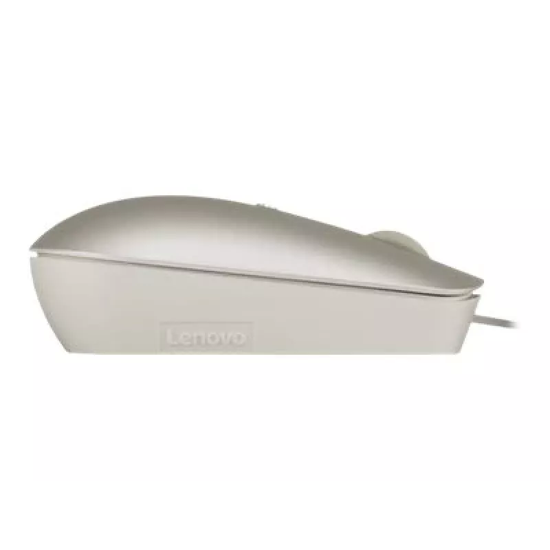 Przewodowa mysz biurowa Lenovo 540 Ambi Unibody USB Type-C Optyczna 2400 DPI Piaskowa