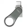 Pamięć USB Silicon Power C80 128 GB USB 3.2 Gen 1 (Type-A / Type-C) tytanowa