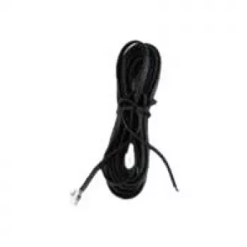 Kabel telefoniczny Helos 014050 3m czarny półprzezroczysty
