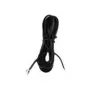 Kabel telefoniczny Helos 014050 3m czarny półprzezroczysty