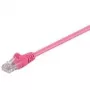 Wentronic 95229-GB Kabel krosowy Ethernet magenta