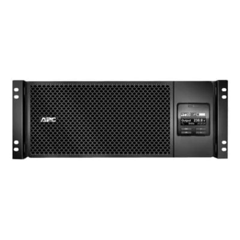 APC Smart-UPS On-Line, 6 kVA / 6 kW, montaż w szafie 4U, 230 V, 6x C13 + 4x C19 gniazd IEC, karta sieciowa + SmartSlot, wydłużony czas pracy, w zestawie szyny montażowe, Marine