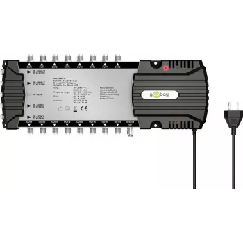 Goobay Multiswitch satelitarny 5 wejść/16 wyjść (64876)