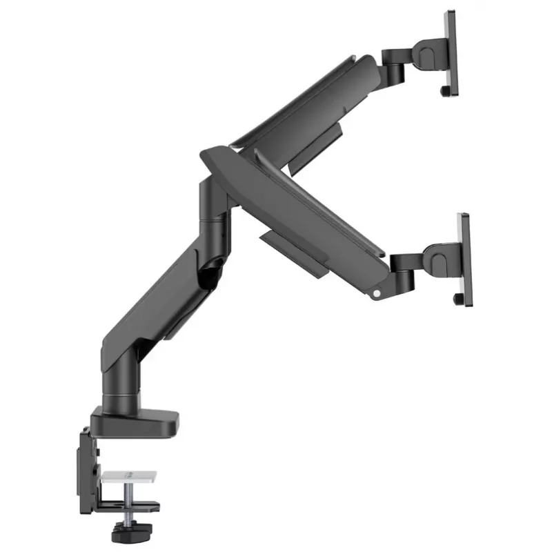 Uchwyt na monitory LC-Power LC-EQ-A34B-D 34 cale Biurko Czarny Zacisk 40 kg