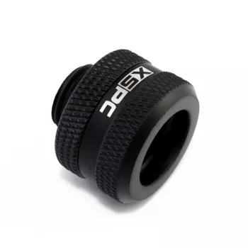 Złącze XSPC G1/4 do rurki sztywnej 14 mm, czarny mat - 8 sztuk