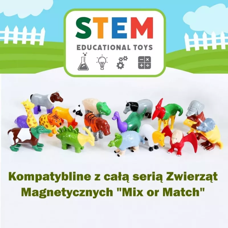 Malblo Magnetyczny zestaw zwierząt hodowlanych