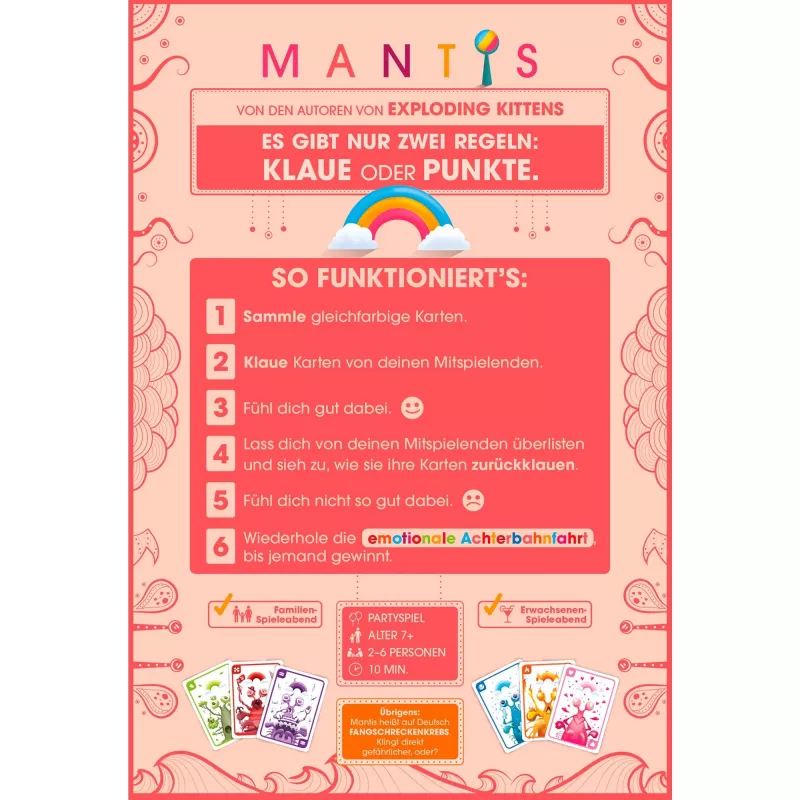 Mantis, gra planszowa