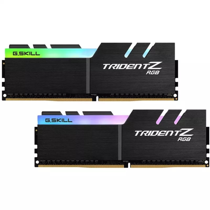 DIMM 32 GB DDR4-3600 (2x 16 GB) Dual-Kit, Arbeitsspeicher schwarz, F4-3600C18D-32GTZR, Trident Z RGB, INTEL XMP