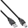 Kabel USB 2.0 A do B InLine B-34502X, 1,8 m, czarny
