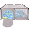 Extralink Kids Playpen, Suchy Basen Plac Zabaw Dla Dzieci, Składany 126x126cm Basen Na Piłki K-458